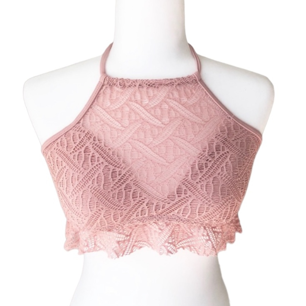 Gianni Bini Dusty Rose Bikini Top